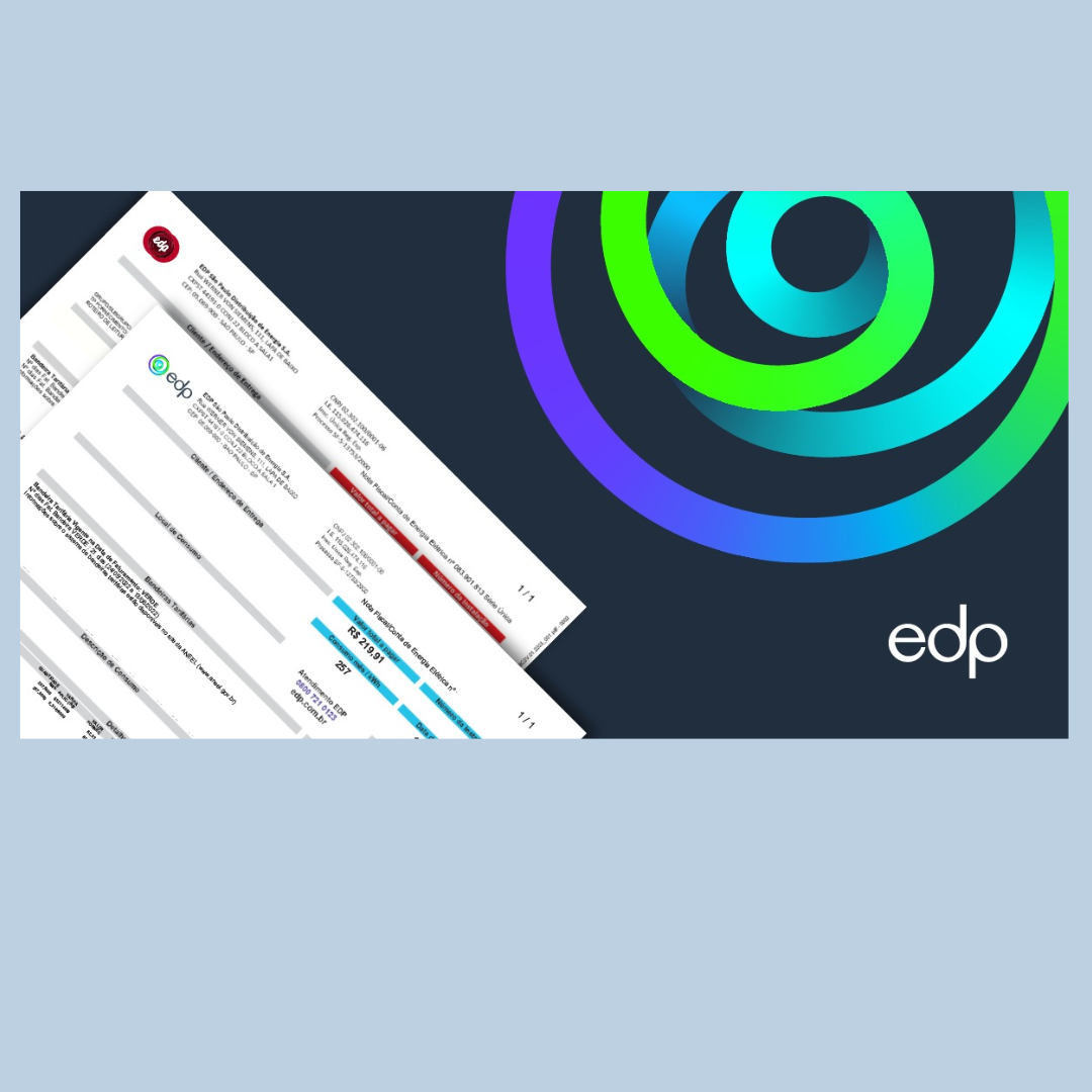 EDP anuncia mudanças nas cores da conta de energia