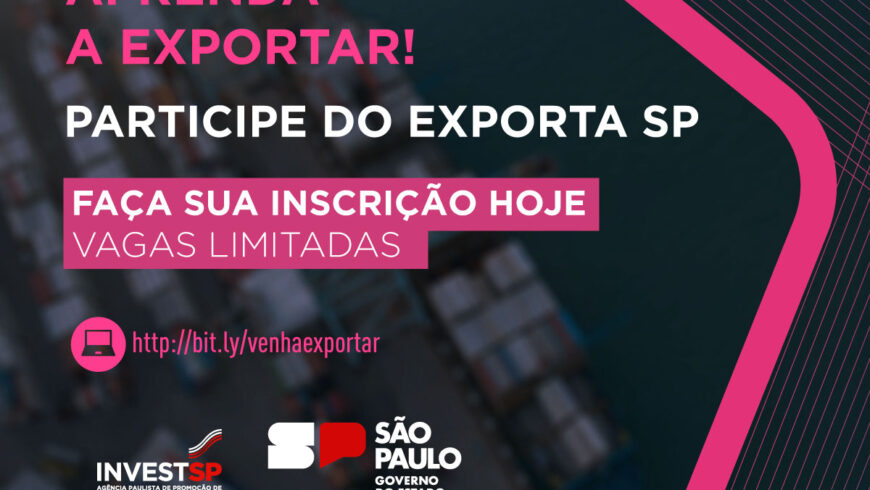 Exporta SP: Programa Paulista de Capacitação para Exportações