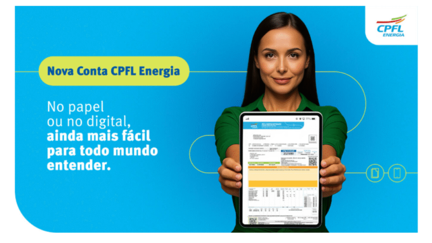 Novo modelo de conta de energia da CPFL Energia a partir de Outubro