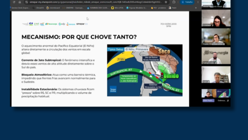 El Niño 2026/2027 em debate: SindiEnergia  promove palestra para associadas